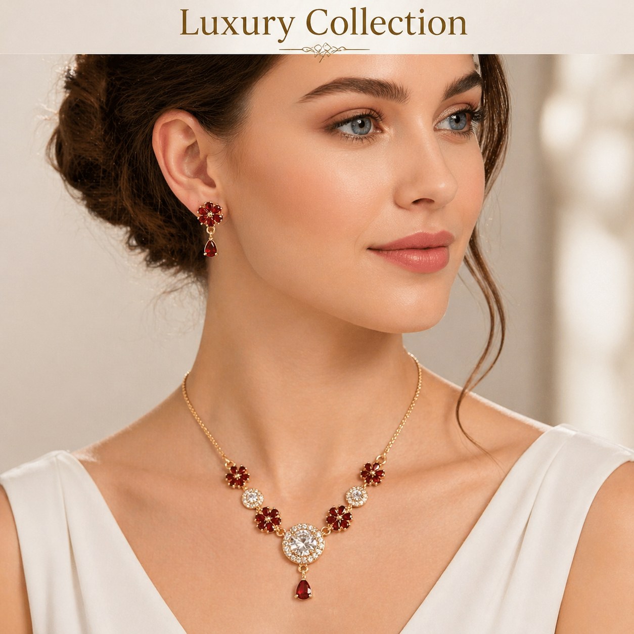 Artificial jewelry set online in Pakistan - Nafees Luxury Collection