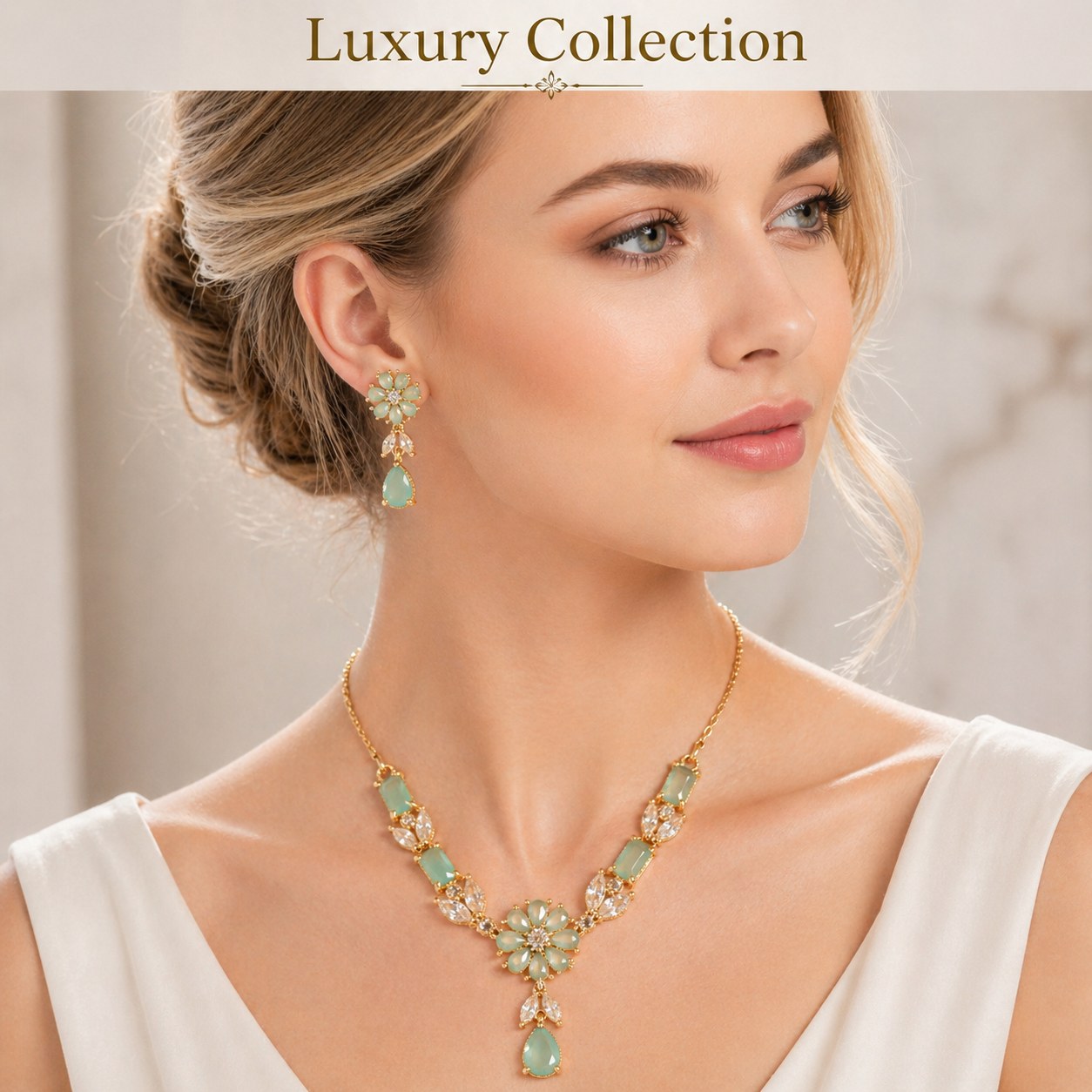 Artificial jewelry set online in Pakistan - Nafees Luxury Collection