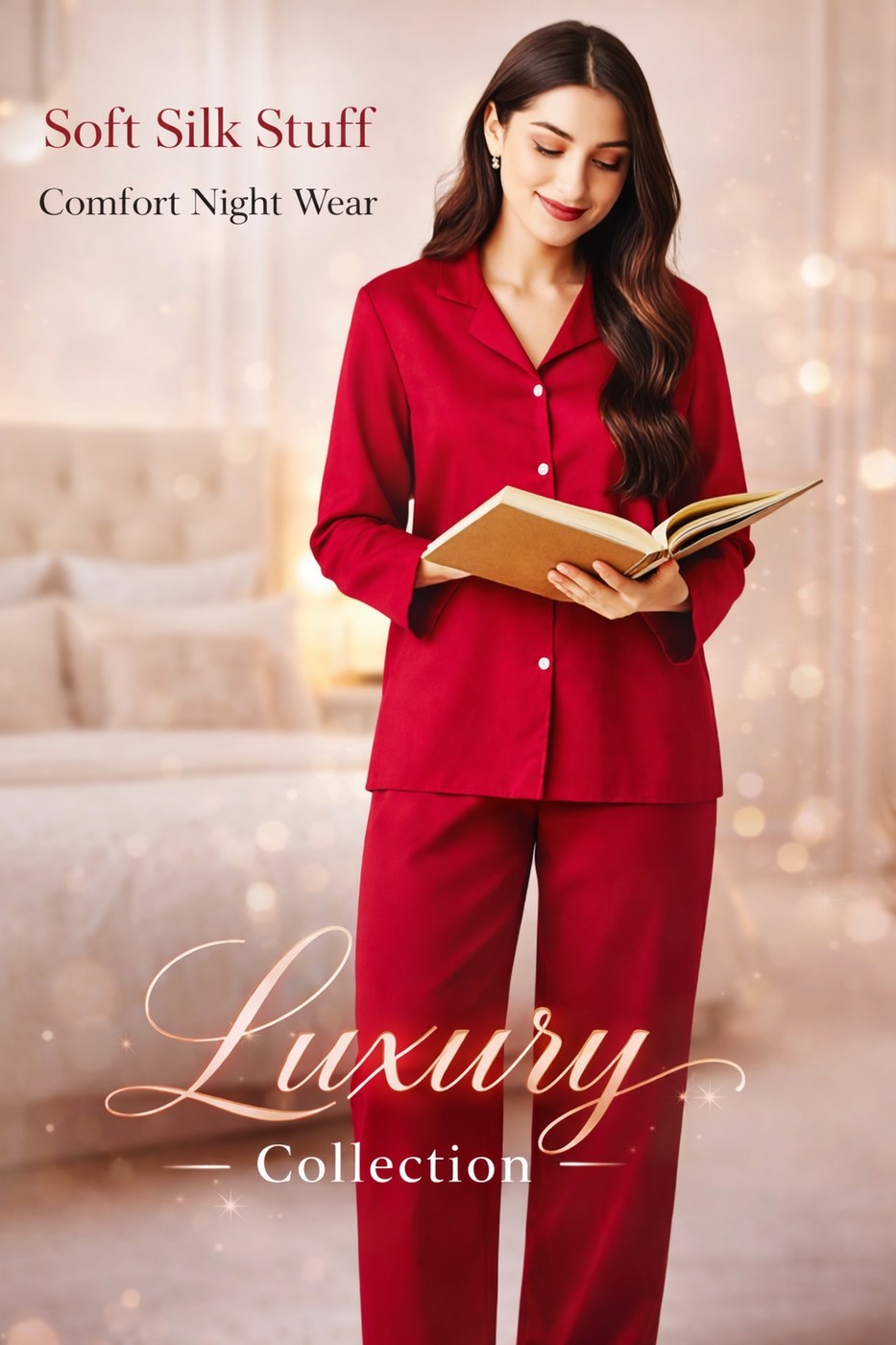 Ladies nighty nightwear online in Pakistan - Nafees Luxury Collection